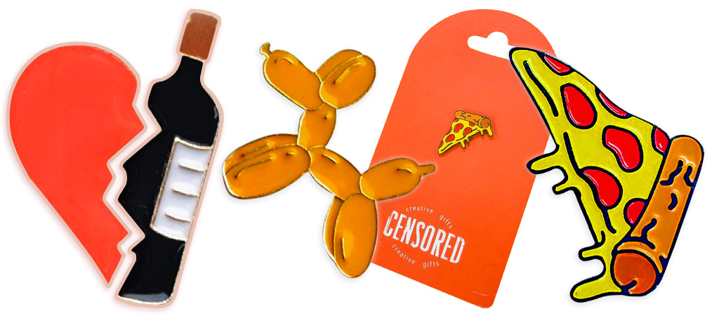 металлические значки