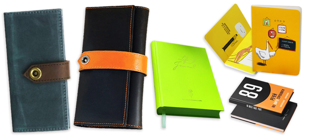 кожаные портмоне и планеры