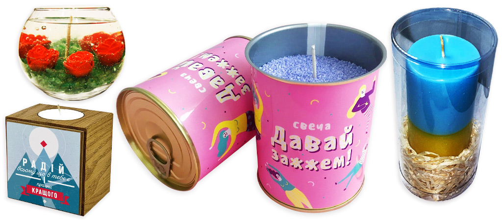 декоративные свечи