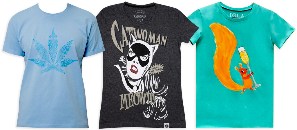 три футболки