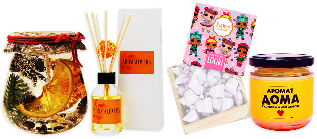 аромадиффузор и ароматизированные свечи