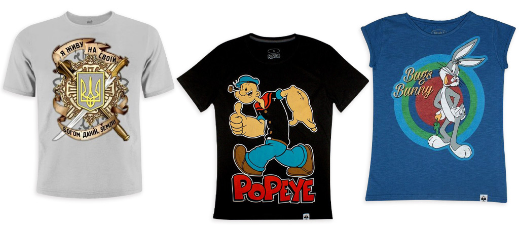 три футболки