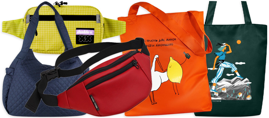 поясные сумки эко-сумки