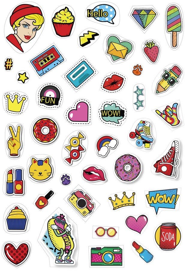 Наклейки WOW Stickers "Pop Art" - 56 грн купить в подарок в Киеве и ...