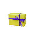 фото 1 - Подарочная упаковка "Однотонная желтая" М