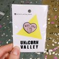 фото 1 - Значок Unicorn Valley store "Not you", Счастья Здоровья