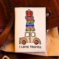фото 1 - Обкладинка на паспорт "I love travel"