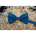 фото 1 - Blue "Snowflakes Ornaments" Bow Tie