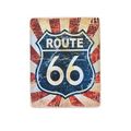 зображення 1 - Постер "Route 66 #1 Blue and red"