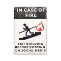 фото 1 - pvh0019 Постер In case of Fire