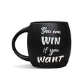 зображення 1 - Чашка Orner "You can win if you want " чорна 450 мл