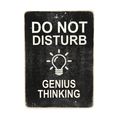 зображення 1 - Постер Wood Posters "Genius thinking" 200х285х8 мм