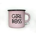 фото 1 - Кружка Papadesign "Girl boss" розовая 350 мл