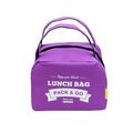 зображення 1 - LUNCH BAG ZIP purple