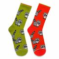 зображення 1 - Шкарпетки Ded Noskar' "Color Raccoon" с енотами