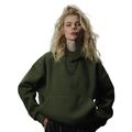 зображення 1 - UNISEX Худи на флисе зимний Oversize Тризуб F16, Хаки