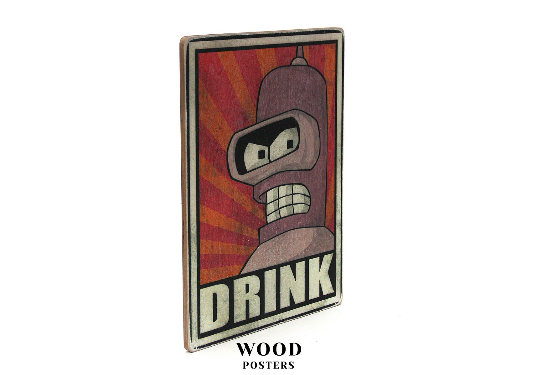 Фантастический постер Futurama #7 Drink Wood Posters 28.5 х 20 см - 450 грн  купить в подарок в Киеве и Украине от UAmade, код: 43034