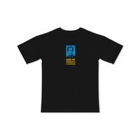 Черная футболка Леся Українка ЦЕХ (M-L)