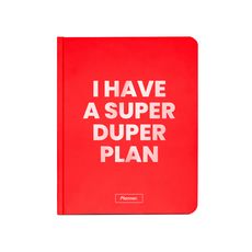 фото 1 - Красный планер  "I have a super duper plan" Orner