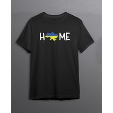 фото 1 - Мужская черная футболка "Home" Uamade Sale