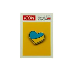 фото 1 - Значок ICON Украина в сердце