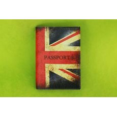 фото 1 - Обложка на паспорт Harno Hand made "Британский флаг"  эко-кожа