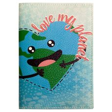 фото 1 - Обложка для паспорта papadesign "Love my planet" 13,5*10