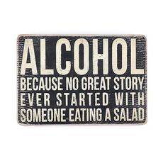зображення 1 - Постер "Alcohol because no great story"