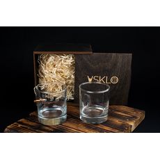 фото 1 - Набор стаканов виски с пуля+ герб VSLKO