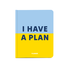 фото 1 - Желто-голубой блокнот для планирования "I HAVE A PLAN" Orner