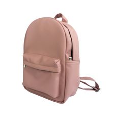 фото 1 - Розовый рюкзак M 26*36*11 Papadesign
