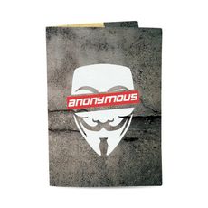 фото 1 - Обложка на паспорт Just cover "Anonymous" 13,5 х 9,5 см