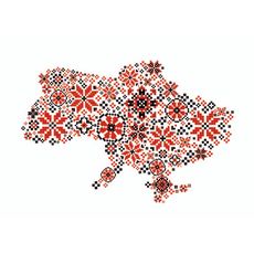 зображення 1 - Магніт UAmade Sale карта України вишиванка