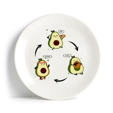 фото 1 - Тарелка "Avo Eat-Sleep-Repeat" Papadesign