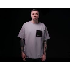 фото 1 - Oversize футболка Матюкаюся,серая Ісландія merch_shop