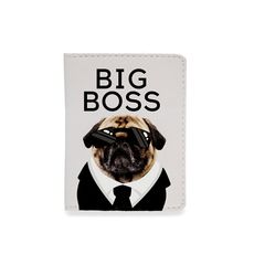 фото 1 - Обложка на документы Экокожа - Big Boss 7,5 х 9,5 см Just cover