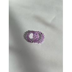 зображення 1 - Набір каблучок з бузкового ювелірного скла Fayna jewelry
