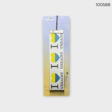 зображення 1 - Стрічка 25мм ILoveUA Silver CANDYS.UA