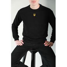 фото 1 - Свитшот черный Тризуб L Viddushi