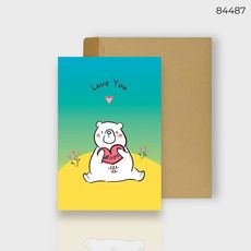 фото 1 - Открытка "love you / UA color" CANDYS.UA