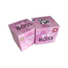 фото 1 - Розовый органайзер "Girl Boss" 8*16*8 см Papadesign