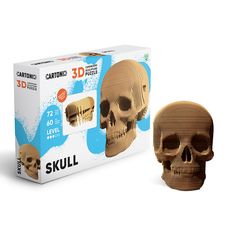 фото 1 - Картонный конструктор "Cartonic 3D Puzzle SKULL" 1DEA.me