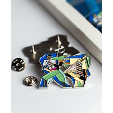 фото 1 - Значок за мотивами картини ТАНОК,  Алла Горська. INSPIRED BY