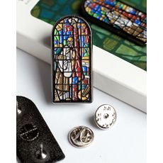 фото 1 - Значок за мотивами вітражу ШЕВЧЕНКО. МАТИ.,  Алла Горська. INSPIRED BY