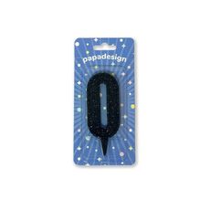 фото 1 - Свечка-цифра "0" чёрная Papadesign