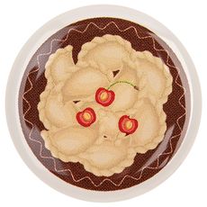 фото 1 - Об'ємний стікер "Вареники" NokNok