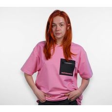 фото 1 - Oversize футболка Матюкаюся, Розовая Ісландія merch_shop
