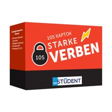 зображення 1 - Картки для вивчення німецької мови English Student - Starke Verben (105 карток)