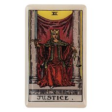 фото 1 - Обьемний стикер "Таро Справедливість" NokNok