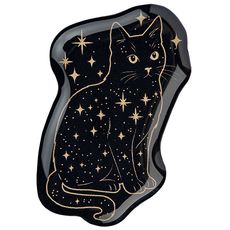 фото 1 - Обьемный стикер "Чорний кіт" NokNok